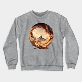 Vintage desert Crewneck Sweatshirt